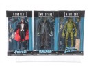 3pc 2021 Jada Toys Universal Monsters Dracula, Frankenstein, Creature From The Black Lagoon