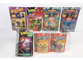 Marvel Action Figure Lot X-men / Spiderman