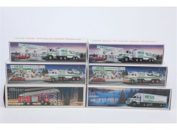 Lot Of 6 Hess Toy Collector Trucks
