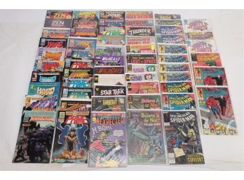 Large Group Of Assorted Comic Books Dc, Marvel Spiderman And Others