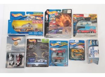 Assorted Packs Hot Wheels Cars, Stampers And Pencil Sharpener