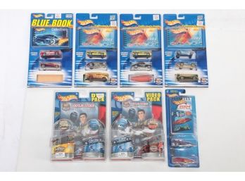 Assorted Packs Hot Wheels W/ Collectors Guides, World Race Video Pack And DVD Pack