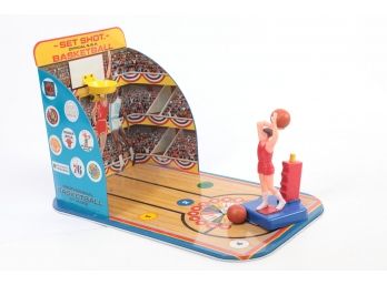 Vintage NBA Set Shot Basketball Toy Set