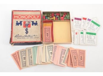 Vintage  Parker Brothers Monopoly Game