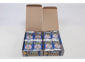 2 Factory Sealed Boxes Of 1991 Fleer Ultra Baseball 36 Packs In Each