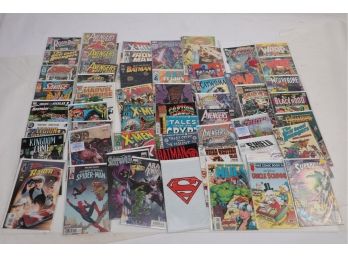 Large Group Of Assorted Comic Books Dc Marvel And Others