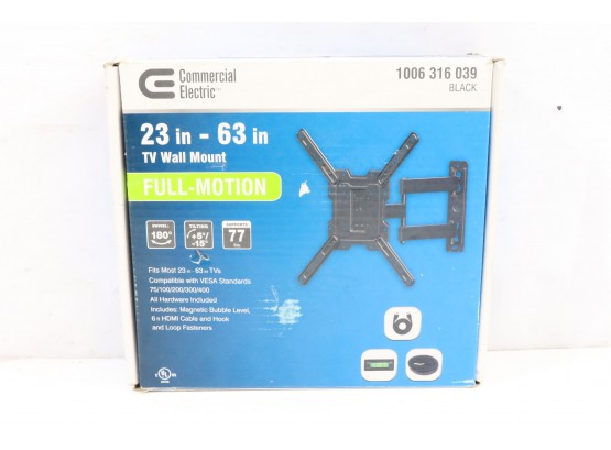 Commercial Electric Full Motion Wall Mount For 23 In. To 63 In. TVs