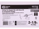 3 Commercial Electric 21.5 Cu. In. Suspended Ceiling Brace With 2-1/8 In. Box