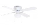 HAMPTON BAY Littleton 42 In. LED Indoor White Ceiling Fan With Light Kit