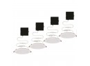 2 Commercial Electric Ultra Slim 6' Color Selectable Recessed LED Kit 4-pk New
