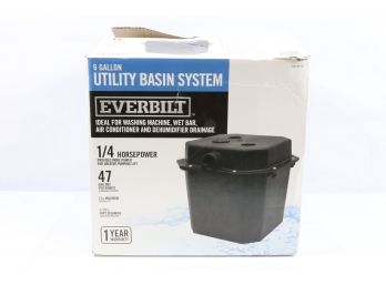 EVERBILT 6 Gallon Utility Basin System 1/4 Horsepower 1001 091 735 MODEL THD1035