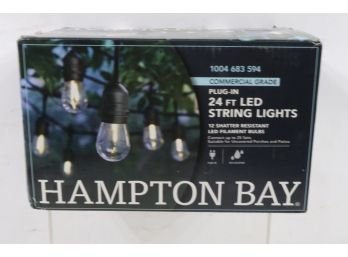 Hampton Bay 12-Light Indoor/Outdoor 24 Ft. String Light