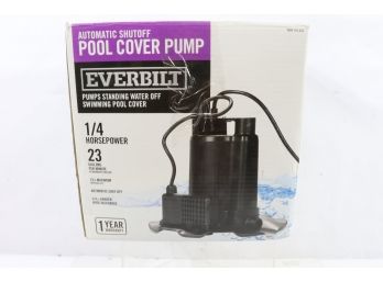 Everbilt 1/4 HP Automatic Shutoff 23GPM Pool Cover Water Pump EBAU25-PCP