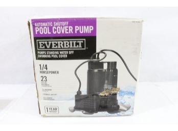 Everbilt 1/4 HP Automatic Shutoff 23GPM Pool Cover Water Pump EBAU25-PCP
