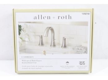 Allen  Roth  Camberly Brushed Nickel 2-handle Widespread Bathroom Sink Faucet