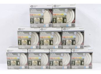 9 Commercial Electric Slim Directional 4 In. Canless Recessed Integrated LED Kit New