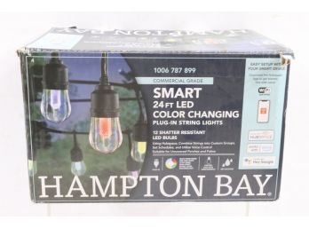 Hampton Bay Smart Hubspace Plug-in Edison Bulb Color Changing LED String Light