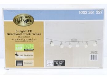 Hampton Bay 6-Light 4 Ft. Chrome Integrated LED Track Lighting Kit