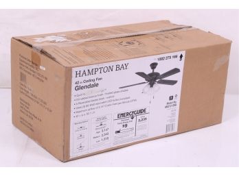 Hampton Bay Glendale 42 In. Ceiling Fan W/LED Light Kit Indoor Oil-Rubbed Bronze