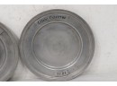 Group Of Pewter Plates
