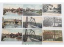 Grouping Waterbury, Conn. Bridges Postcards