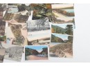 Lot 'All Roads Lead To' Waterbury, Conn. Postcards