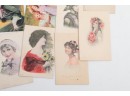 Lot Beautiful Women Postcards