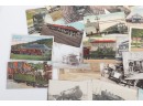 Lot Train And Related Postcards Many RPPC