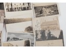 Lot Houses, Buildings, Street Scene Post Cards Most RPPC