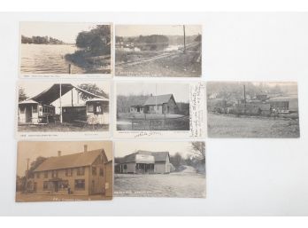 Grouping Misc Q Conn. Towns Postcards