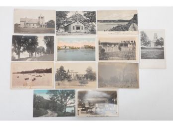 Grouping Misc T Towns Conn. Postcards