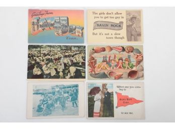 Grouping Savin Rock  New Haven, Conn. 'Greatings' Postcards