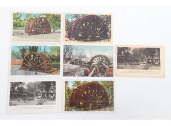 Grouping Waterbury, Conn. Water Wheel Postcards