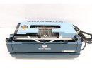 Vintage Blue Smith Corona Sterling Cartridge Model 3L Electric Typewriter & Case