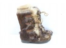 Vintage Animal Skin Covered Boots Size 10.5