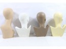 Group Of 8 Mannequin Heads