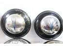 Group Of 8 1930's Ford V8 Dog Dish Hubcaps