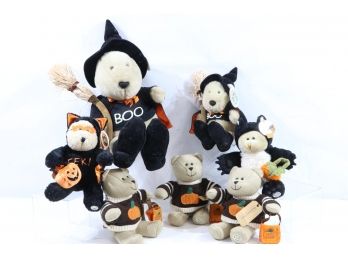 Group Of Vintage Starbucks Halloween Barista Bears New With Tags