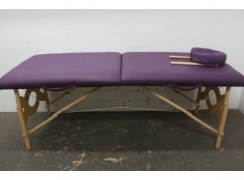 Earthlite Avalon XD Folding Massage Table Purple 499.99 Retail