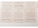 7 Early 1900's German Schwarz Weisz (black And White) Bunte Filmbilder (colorful Film Images) Tobacco Cards