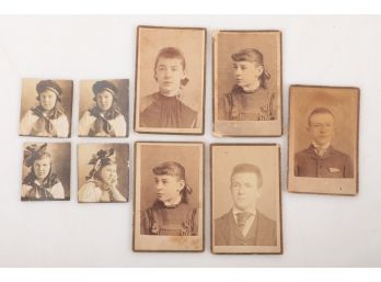 Grouping Late 1800's School Children Individual Pictures