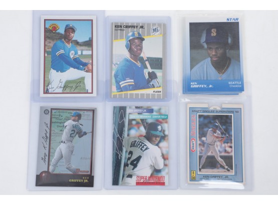 Ken Griffey Jr Fleer Rookie Bowman Rookie And Star Pack Baseball RC Nintendo Card Others