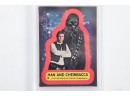 1977 Star Wars Sticker Han And Chewbacca #12 PSA 6 EX-MT