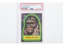 1977 Star Wars Sticker Chewbacca The Wookiee #4 PSA 7 NM