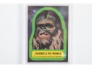 1977 Star Wars Sticker Chewbacca The Wookiee #4 PSA 7 NM