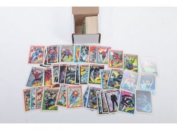 Lot Of 1990 Marvel Universe Series 1 Cards And Hologram Stickers