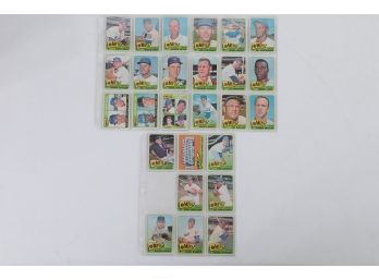Lot Of 1965 New York Mets Baseball Cards Including McGraw Rookie And Stengel