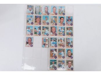 Lot Of 1968 New York Mets Baseball Cards Including McGraw And Hodges