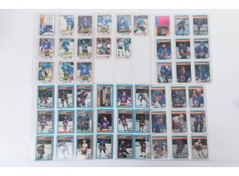 Lot Of 1970's 1980's New York Islanders Hockey Cards With Stars Trottier And Bossy