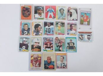 Lot Of Vintage Football Cards 1960's 1970's Early 1980's Joe Theismann